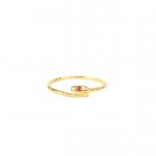 momocreatura Snake Ring Gold Ruby（ヘビリング ゴールド ルビー）