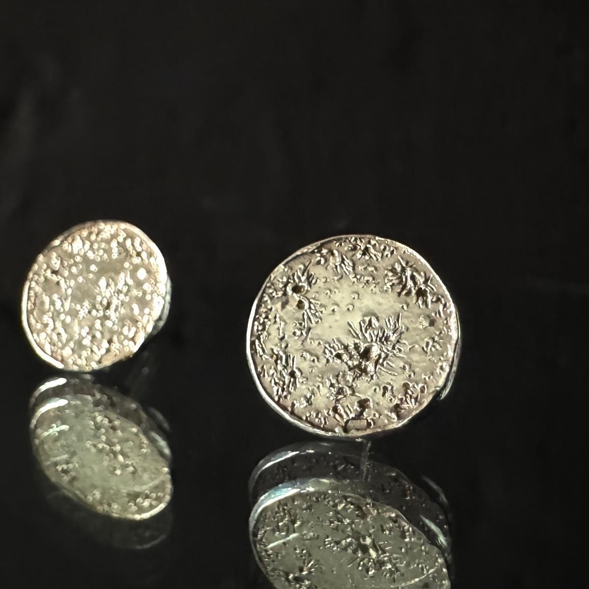 momocreatura Moon Disc Earrings Silverʥ⥯ꥢ ࡼԥ С