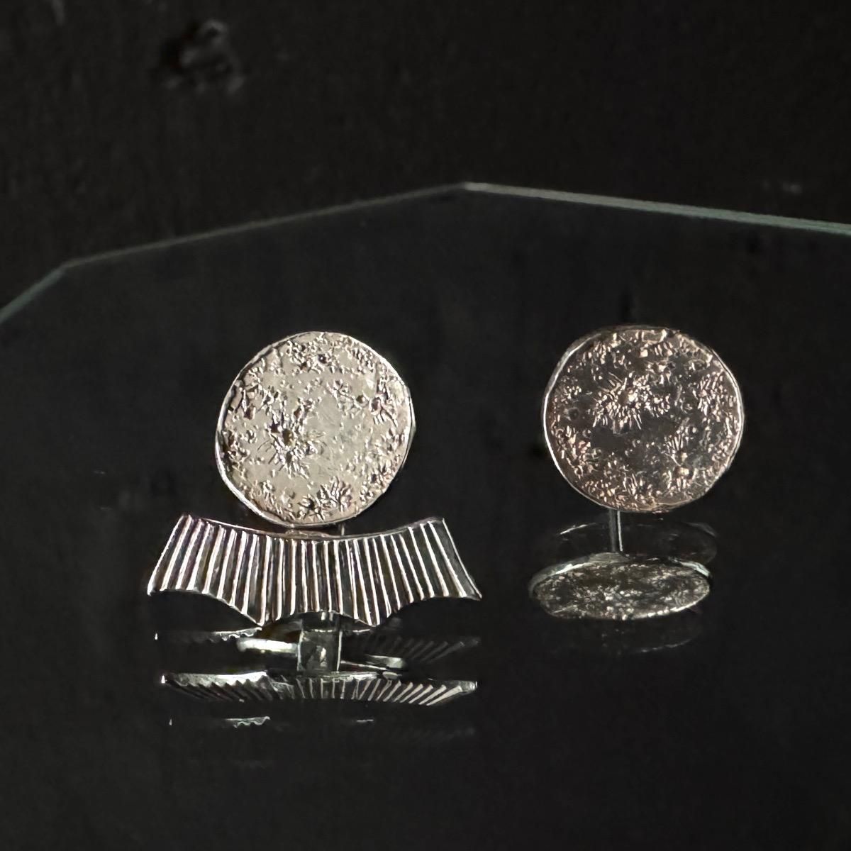momocreatura Moon Disc Earrings Silverʥ⥯ꥢ ࡼԥ С