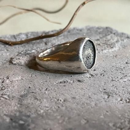 momocreatura Moon Signet Ring Silver （モモクリアチュラ