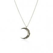 momocreatura Crescent Moon Necklace Silverʥ⥯ꥢ ͥå쥹 С