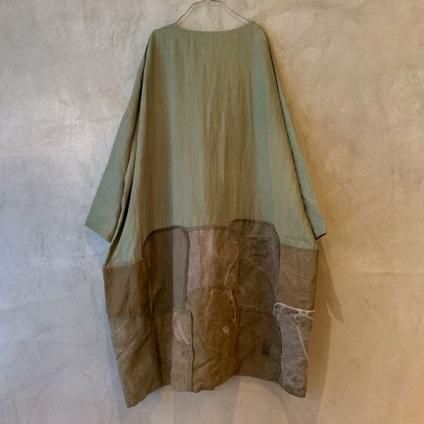 VINCENT JALBERT Large Army Patch Dress  (󥻥 ١ ߡѥåɥ쥹 ) Khaki 