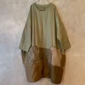 VINCENT JALBERT Large Army Patch Dress  (󥻥 ١ ߡѥåɥ쥹 ) Khaki 