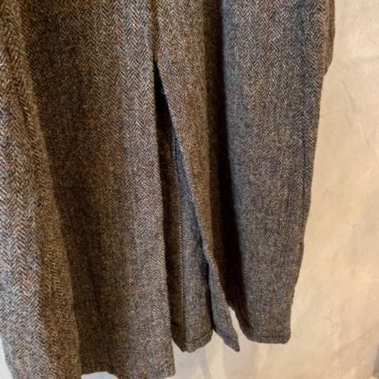 VINCENT JALBERT Coat Harris Tweed Washed (󥻥 ١ ϥꥹĥ  ) Khaki