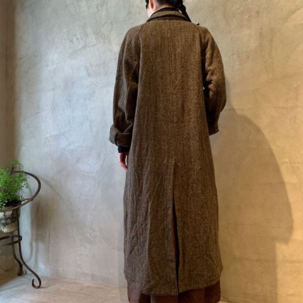 VINCENT JALBERT Coat Harris Tweed Washed (󥻥 ١ ϥꥹĥ  ) Khaki