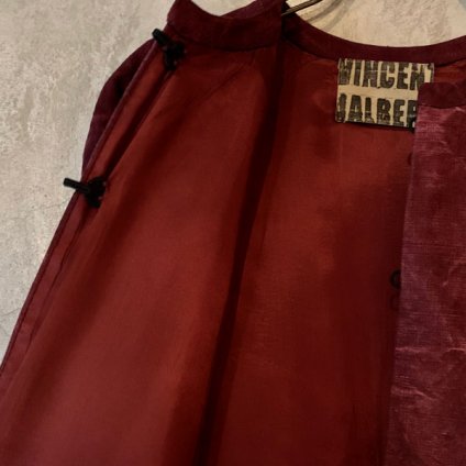 VINCENT JALBERT  Coat - Embroideris - (󥻥 ١ ɽ ) Dark Red