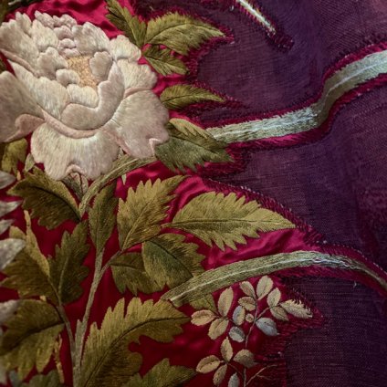 VINCENT JALBERT  Coat - Embroideris - (󥻥 ١ ɽ ) Dark Red