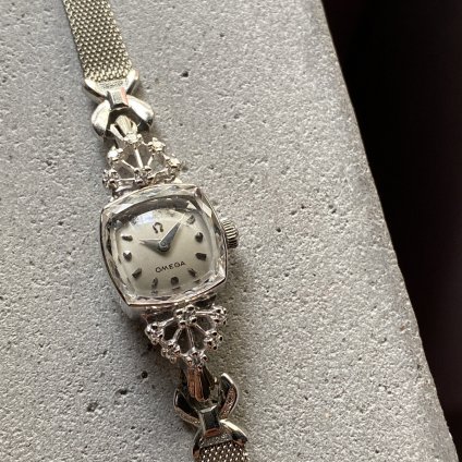 OMEGA (オメガ) 14KWG金無垢 ダイヤモンド - JeJe PIANO ONLINE BOUTIQUE 神戸のアンティーク時計,ジュ