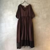 VINCENT JALBERT Parachute Dress L/S w/Beltʥ󥻥 ١ ѥ饷塼ȥɥ쥹 ٥ա Dark Red