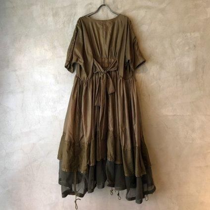 VINCENT JALBERT Parachute Dress L/S w/Beltʥ󥻥 ١ ѥ饷塼ȥɥ쥹 ٥աKhaki