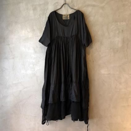 VINCENT JALBERT Parachute Dress L/Sʥ󥻥 ١ ѥ饷塼ȥɥ쥹Black