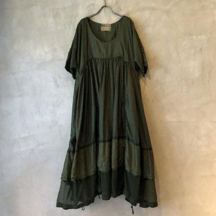 VINCENT JALBERT Parachute Dress L/Sʥ󥻥 ١ ѥ饷塼ȥɥ쥹Green