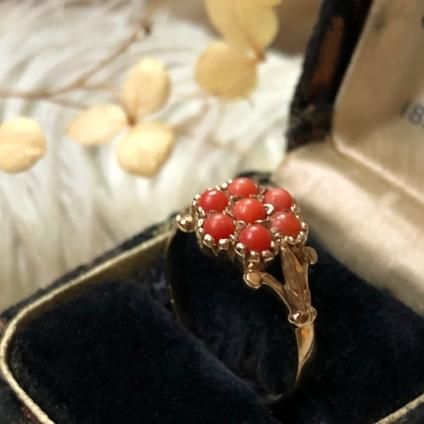 1913's Coral Antique Ring 1913ǯ  ƥ󥰡