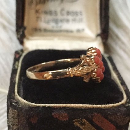 1913's Coral Antique Ring 1913ǯ  ƥ󥰡