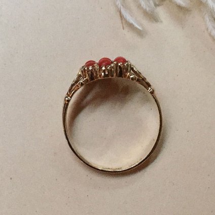 1913's Coral Antique Ring 1913ǯ  ƥ󥰡