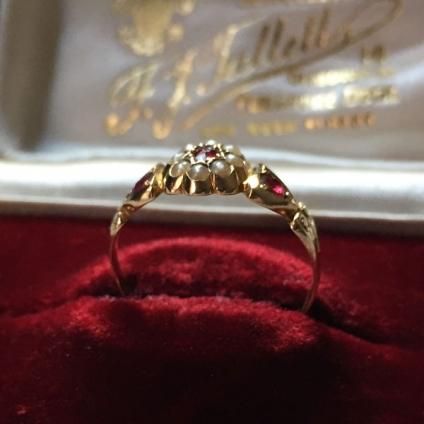 1861's Ruby×Pearl Antique Ring (1861年 ルビー×パール 1861's Ruby×Pearl Antique Ring (1861年 ルビー×パール