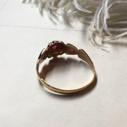 1861's Ruby Pearl Antique Ring 1861ǯ ӡ ѡ ƥ󥰡