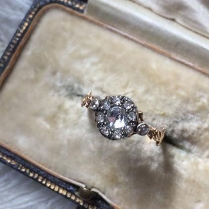 Victorian Rose Cut Diamond Antique Ring ʥȥꥢ åȥ ƥ󥰡