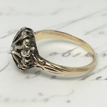 Victorian 9K Diamond Antique Ring (ȥꥢ 9K  ƥ󥰡