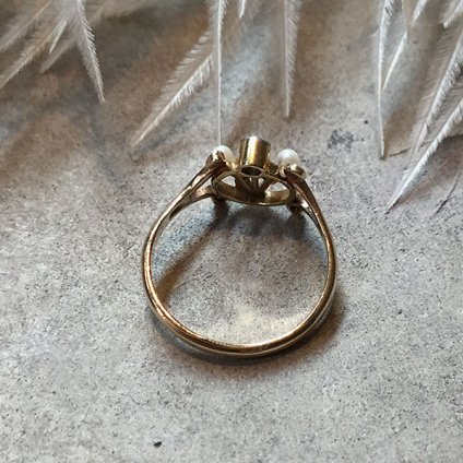 Edwardian Diamond Pearl Antique Ring ʥɥǥ  ѡ ƥ󥰡