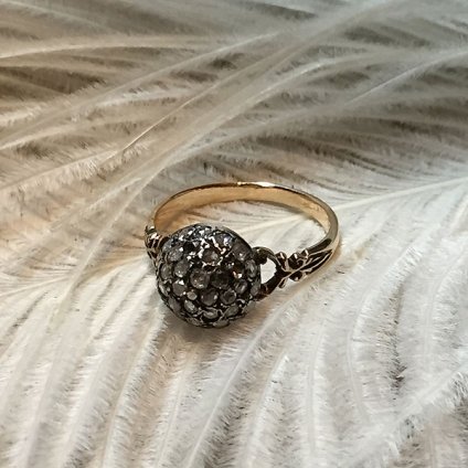 Victorian Rose Cut Diamond Antique Ring ʥȥꥢ åȥ ƥ󥰡