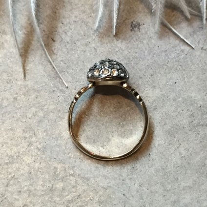 Victorian Rose Cut Diamond Antique Ring ʥȥꥢ åȥ ƥ󥰡
