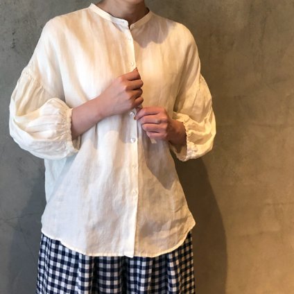 ikkuna/suzuki takayuki lantern-sleeve blouse Ⅰ(イクナ/スズキ 