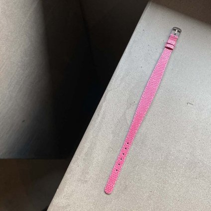 国内老舗ベルトメーカー別注 ROLEX CHAMELEON（ロレックス カメレオン）用ベルト Pink