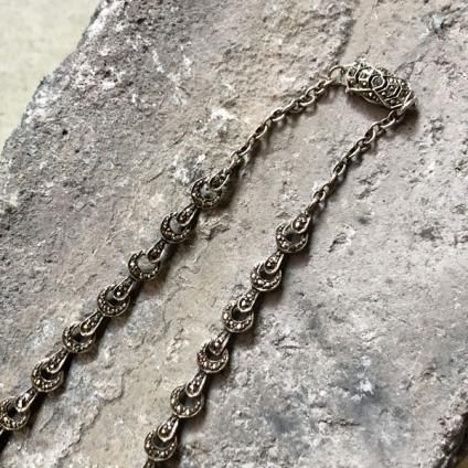 1920～30's Marcasite Necklace（1920～30年代 マーカサイト