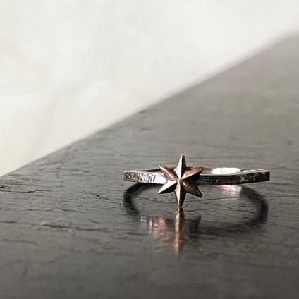 【momocreatura】スター リング momocreatura Mini Star Ring 9KYG×Silver（ミニスター リング