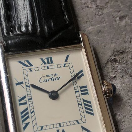 CARTIER MUST TANK ARGENT (カルティエ マス 