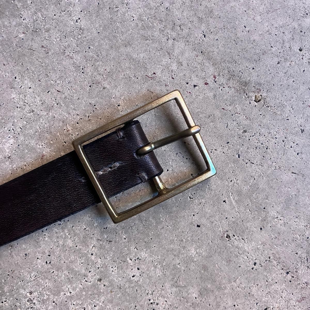 <img class='new_mark_img1' src='https://img.shop-pro.jp/img/new/icons56.gif' style='border:none;display:inline;margin:0px;padding:0px;width:auto;' />suzuki takayuki thin belt (業 ٥) Dark Brown