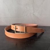 <img class='new_mark_img1' src='https://img.shop-pro.jp/img/new/icons56.gif' style='border:none;display:inline;margin:0px;padding:0px;width:auto;' />suzuki takayuki thin belt (業 ٥) Tan
