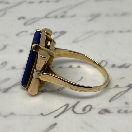 1920's 15K/Lapis Lazuli Antique Ring1920ǯ 15K/ԥ饺 ƥ󥰡