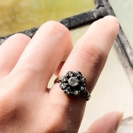 Victorian 18K/Diamond Antique Ring(ヴィクトリアン 18K Victorian 18K/Diamond Antique Ring(ヴィクトリアン 18K
