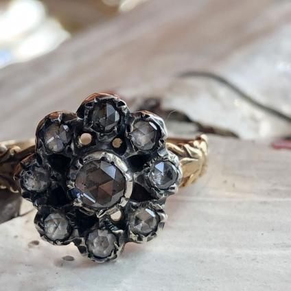 ダイヤモンドリング　アンティーク ヴィンテージ ダイヤモンドソリティアリング | 芦屋Antico