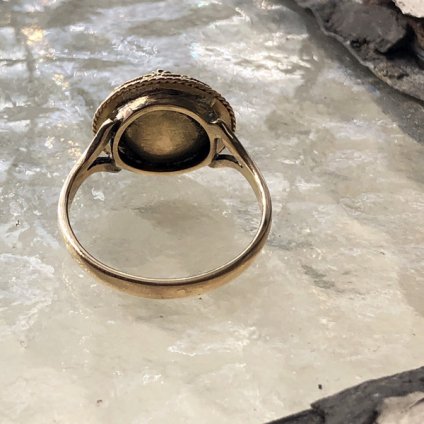 Victorian 14K/Opal/Diamond Antique Ring（ヴィクトリアン 14K