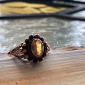 Victorian 19.2ct Gold Cannetille Antique Ring（ヴィクトリアン 19.2カラットゴールド カンティーユ アンティークリング）