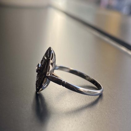 Art Deco 14K Diamond Antique Ring（アールデコ 14K ダイヤモンド 