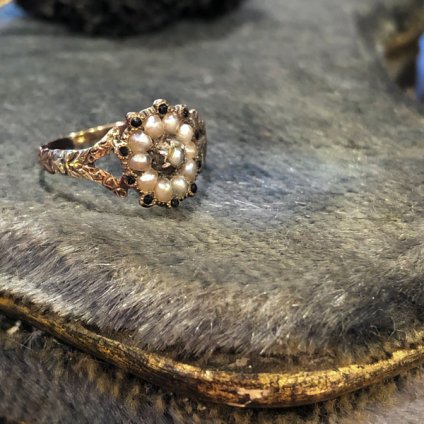 Victorian 9K Pearl Antique Ring（ヴィクトリアン 9K パール アンティークリング）