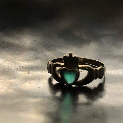 c.1989 9K Green Onyx Claddah Ring(1989年 9K グリーン c.1989 9K Green Onyx Claddah Ring(1989年 9K グリーン