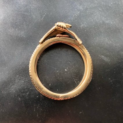 1940's 9K Gimmel Fede Ring（1940年代 9K ギメル フェデリング 