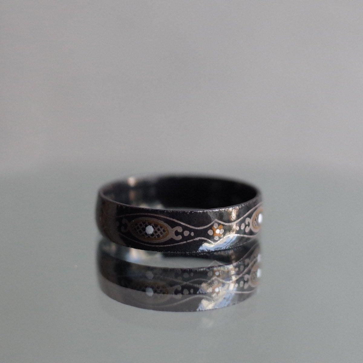 1950's Austrian Dead Stock Enamel Ring Black1950ǯ ȥꥢ ʥ  