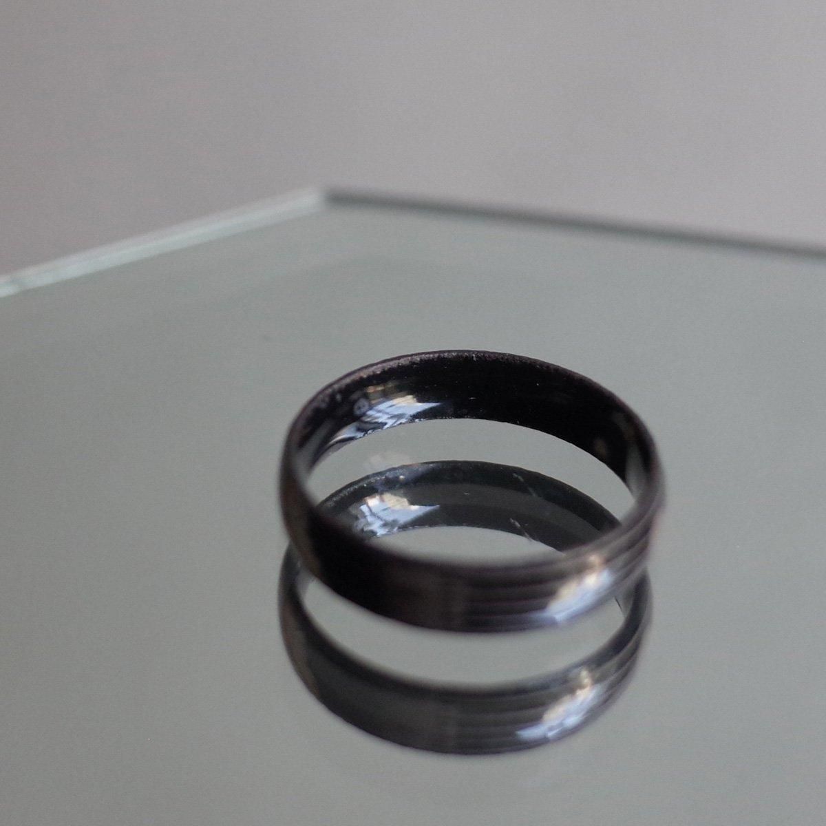 1950's Austrian Dead Stock Enamel Ring Black1950ǯ ȥꥢ ʥ  