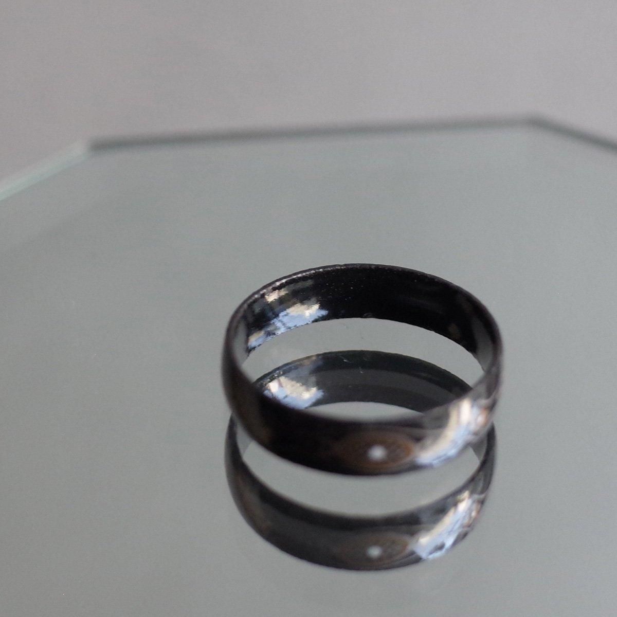 1950's Austrian Dead Stock Enamel Ring Black1950ǯ ȥꥢ ʥ  