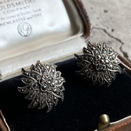 1930's Silver Marcasite Earrings 1930ǯ С ޡ 󥰡