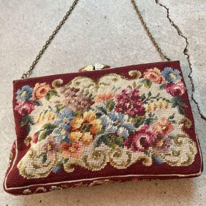 1920's Mosaic Embroidery Bag（1920年代 モザイク刺繍バッグ）