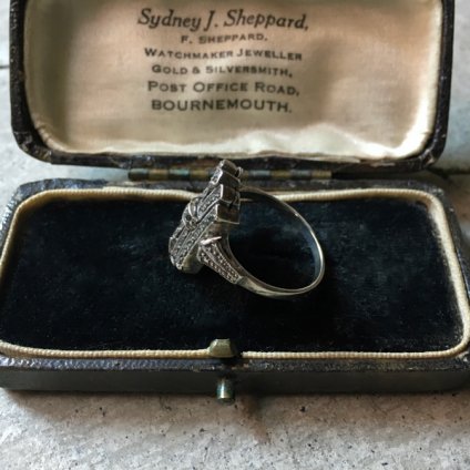 1930's Silver/Marcasite Ring（1930年代 シルバー/マーカサイト