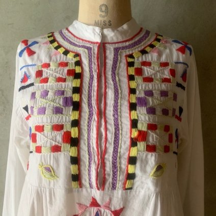 1980's Colorful Embroidery Blouse1980ǯ եɽ֥饦