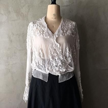 1890~1910's Crocheted lace Blouse（1890～1910年代 クロッシェレース ...